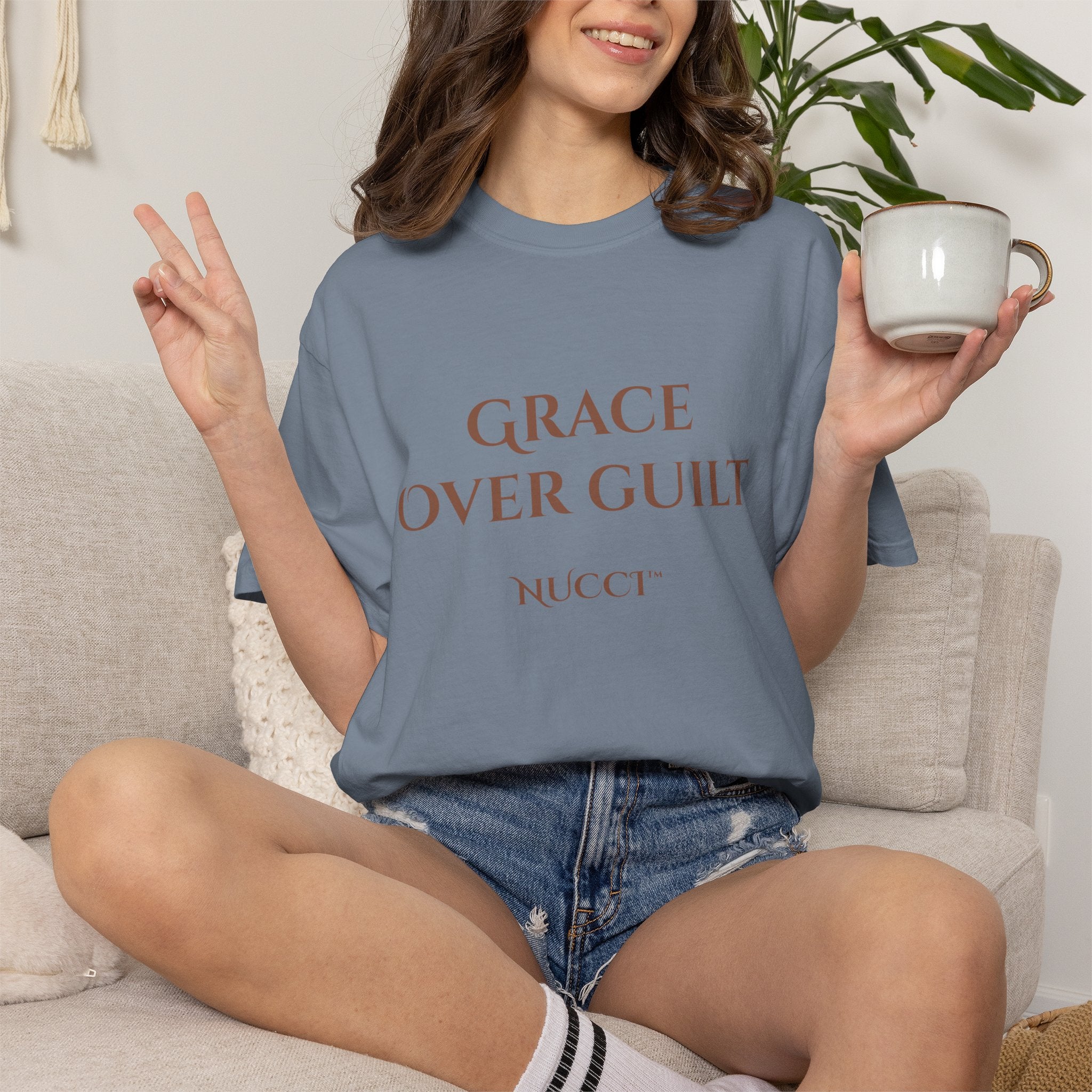Grace Over Guilt T-Shirt — Mental Health & Healing Tee