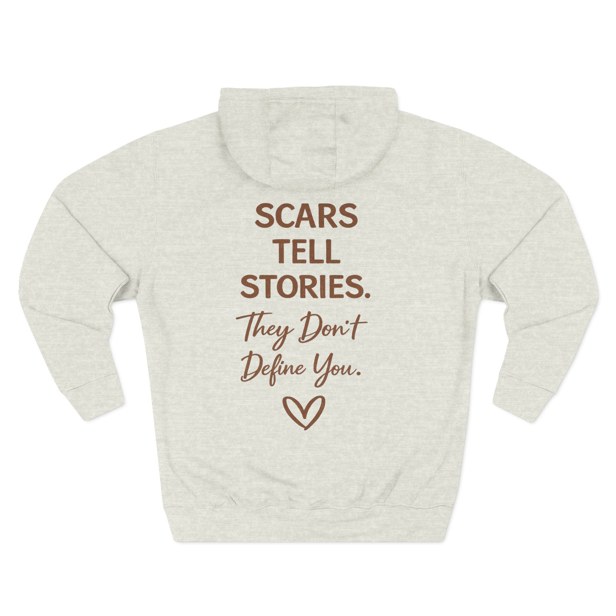 Scars Tell Stories Hoodie | NUCCI™ Beautifully Broken Collection