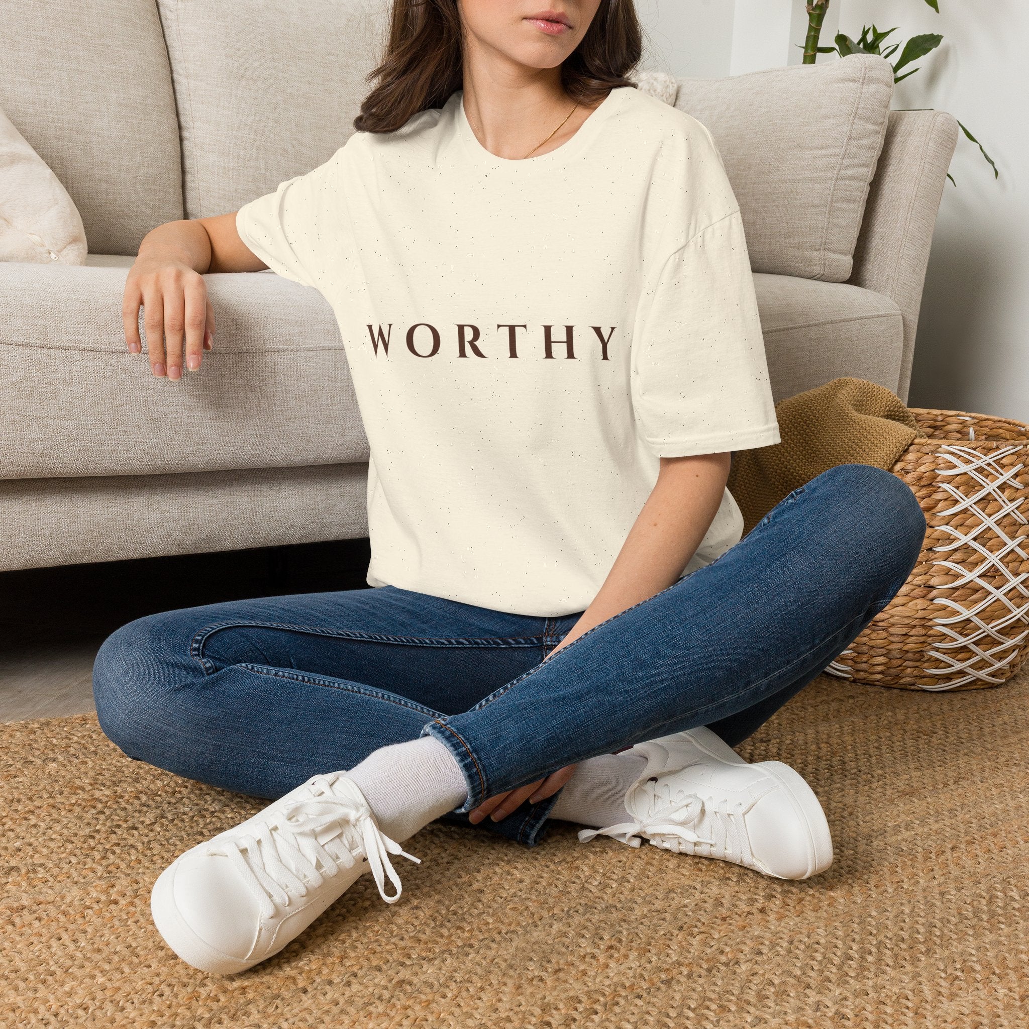 WORTHY T-Shirt — Minimal Everyday Tee