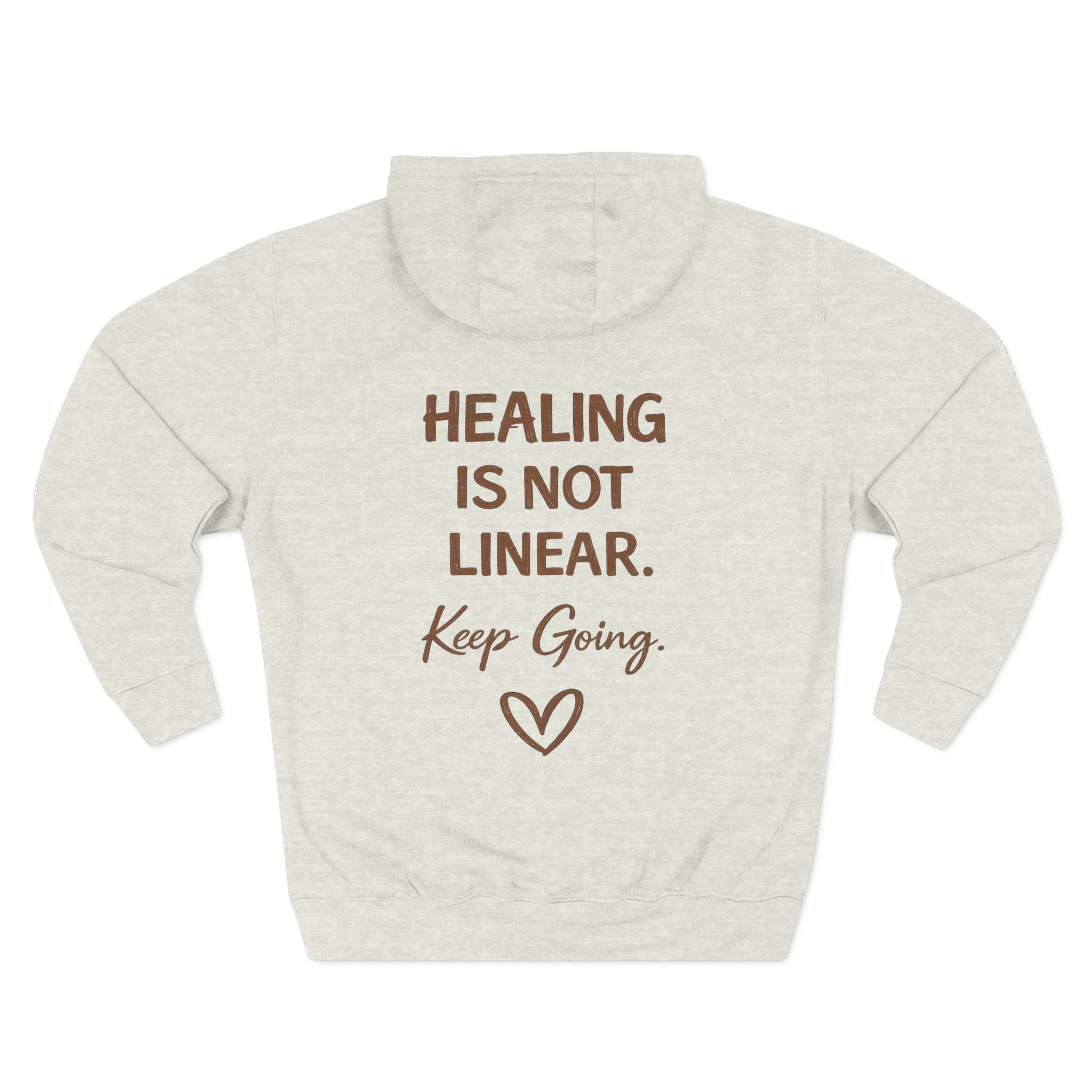 Healing Is Not Linear Hoodie | NUCCI™ Beautifully Broken Collection