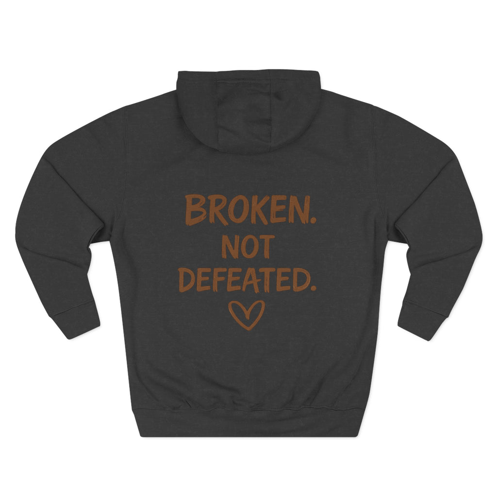 Broken Not Defeated Hoodie | NUCCI™ Beautifully Broken Collection