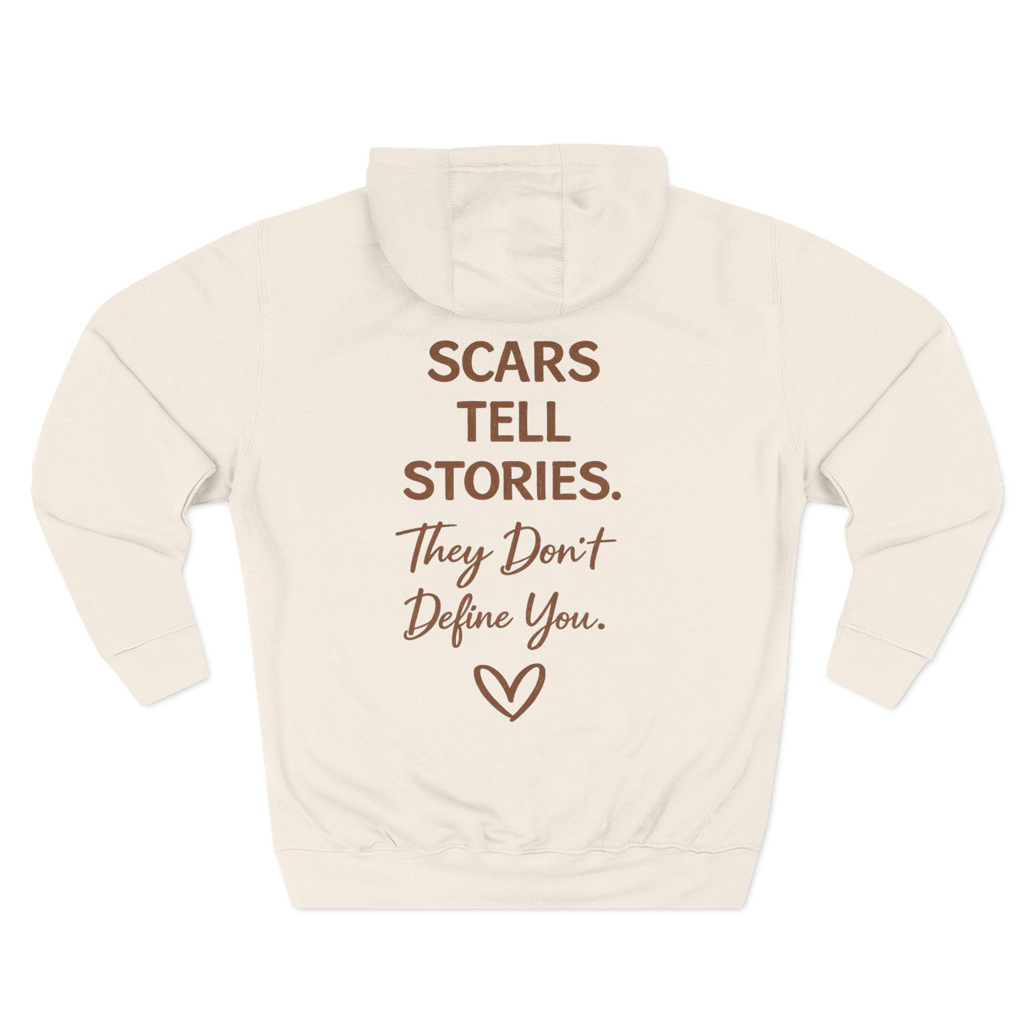 Scars Tell Stories Hoodie | NUCCI™ Beautifully Broken Collection