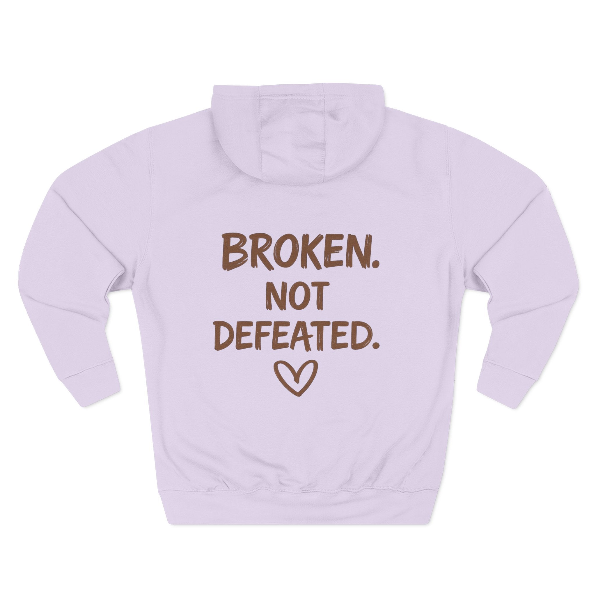Broken Not Defeated Hoodie | NUCCI™ Beautifully Broken Collection